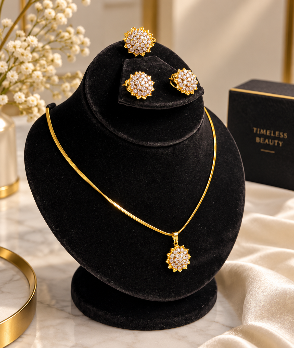 Daisy Pendant Set