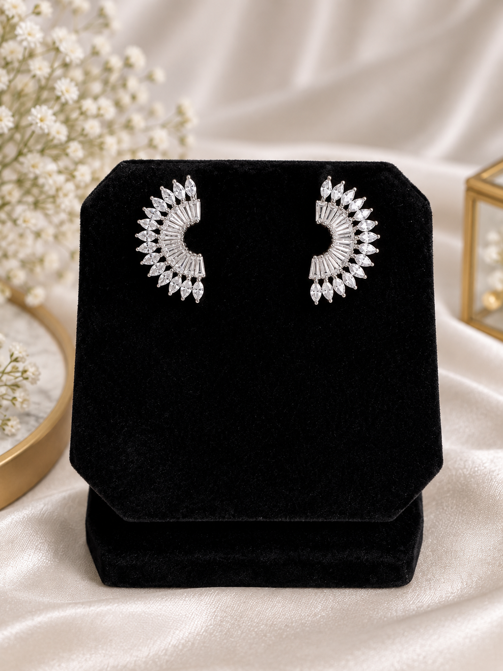 Half Moon Studs