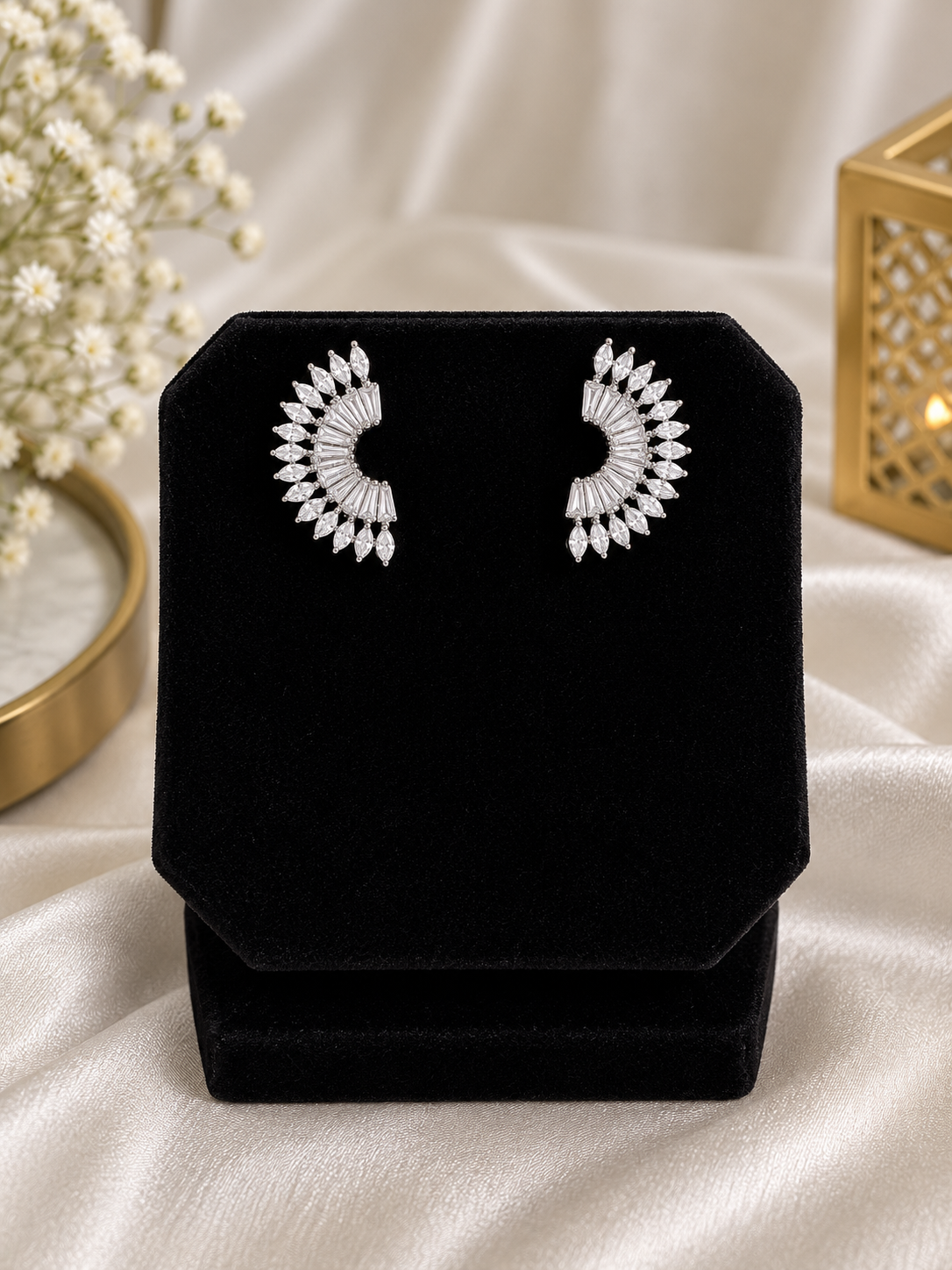 Half Moon Studs
