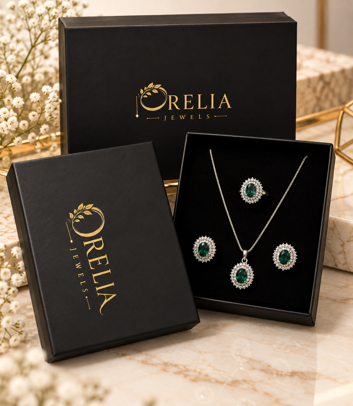 Forest Sparkle Trio Set