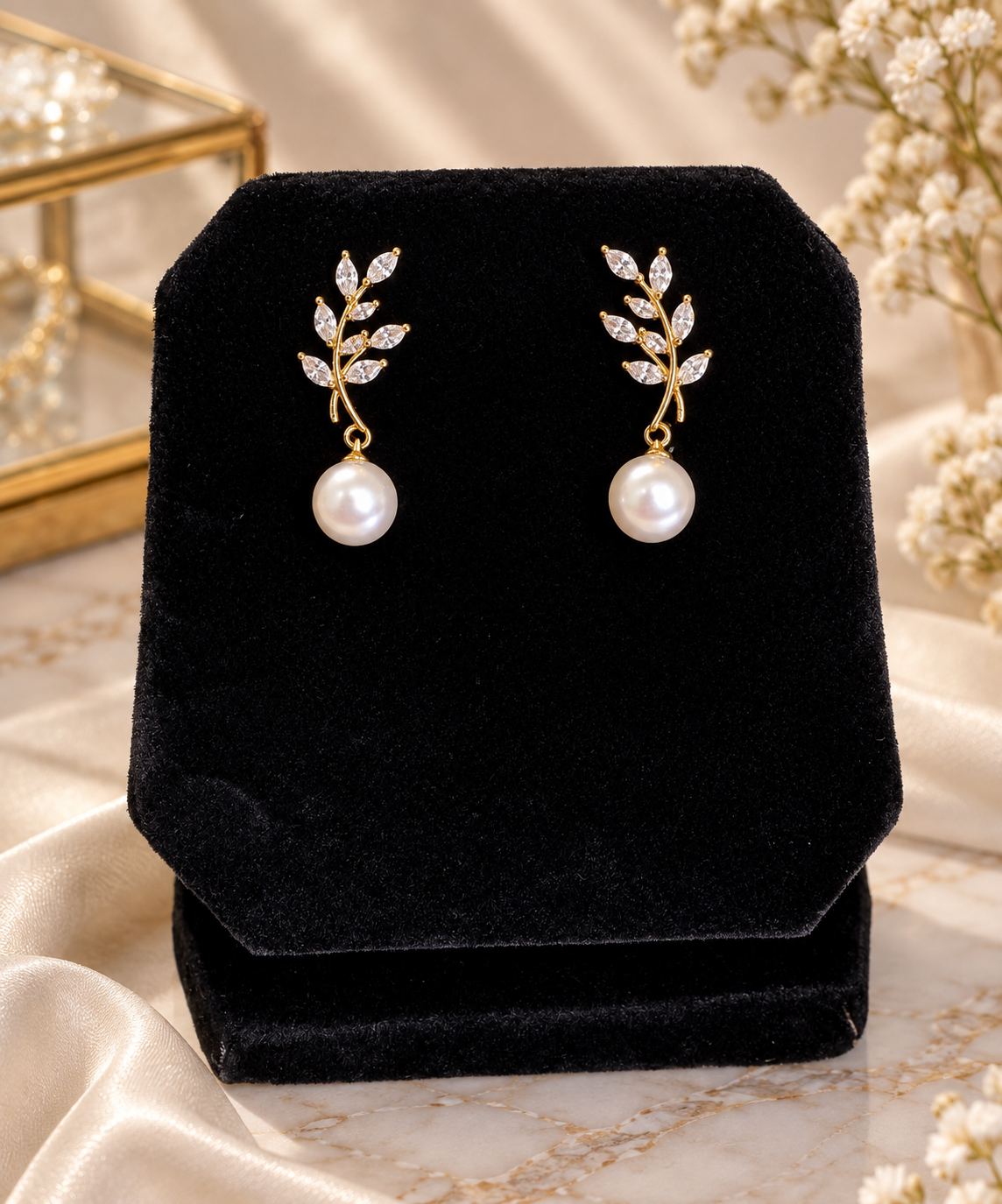 Sienna Pearl Earrings